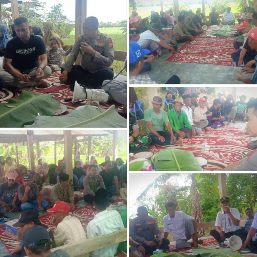 Kapolsek Keera Hadiri Syukuran Warga “Manre Sipulung” di Desa Lalliseng